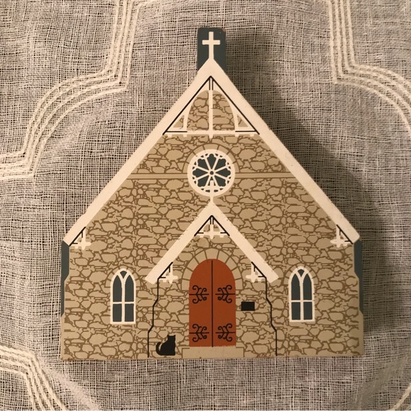 THE CAT’S MEOW & CHRISTMAS TREE HILL Shelf Sitters. Set of 5 Buildings. GUC. - Picture 10 of 12